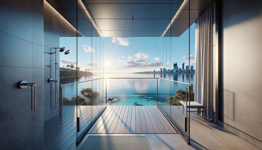 Photo of Semi-Frameless Shower Screens in Perth