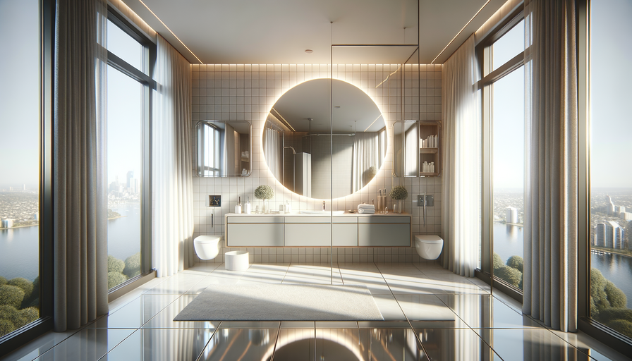 Photo of Bathroom Mirror Installation in Perth