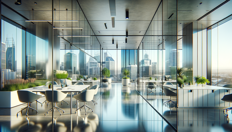 Photo of Office Partition Glass in Perth