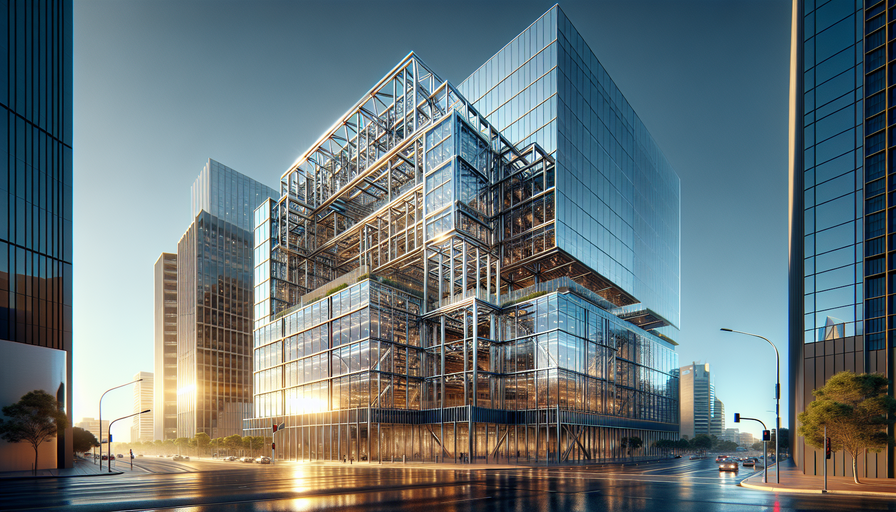 Photo of Glass Curtain Wall Installation in Perth