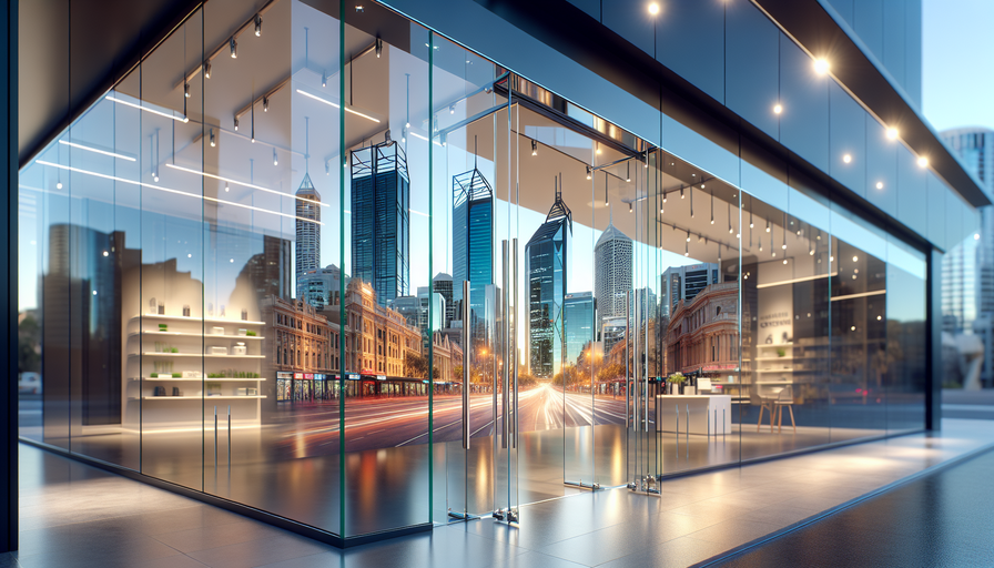 Photo of Shopfront Glass Installation in Perth