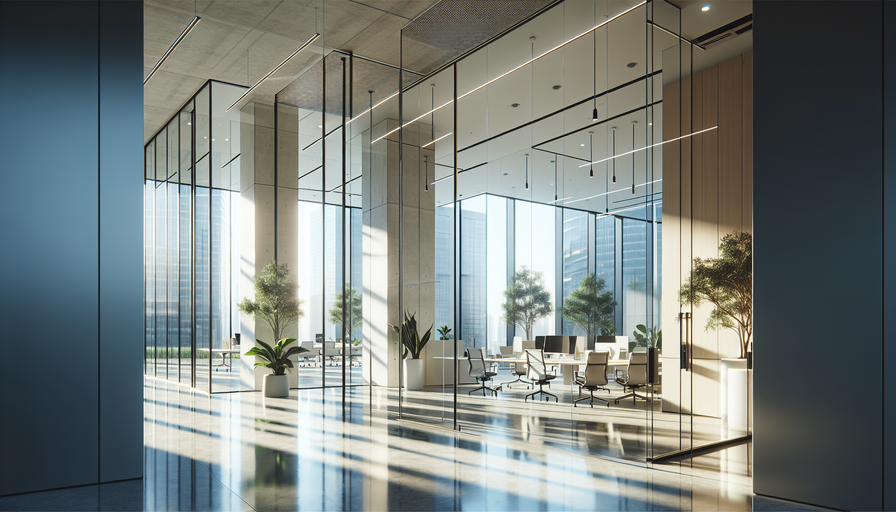 Photo of Office Partition Glass in Perth